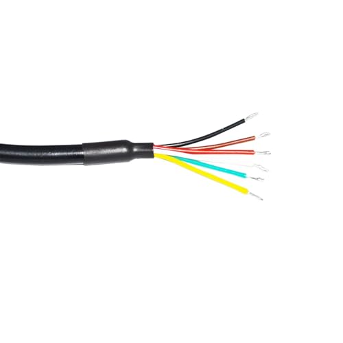 BIVOO Przemysłowy konwerter USB na -RS232, 6-pinowy, 6P, Otwarty kabel (3,6 m)