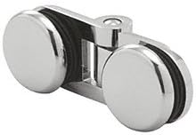 CRL Chrome Hydroslide Bi-Fold Glass-to-Glass Hinge by CR Laurence