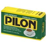 Café Pilon Decaffeinated Espresso Ground Coffee, 10-Ounce (Pack of 4)