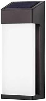 WOLONG Outdoor Solar Lights IP65 Waterproof Solar Fence Lights LED Wireless Lights Security Lights Solar Powered Motion Sensor Lights,for Deck Patio Yard Garden Path Solar Wall Lights,Black