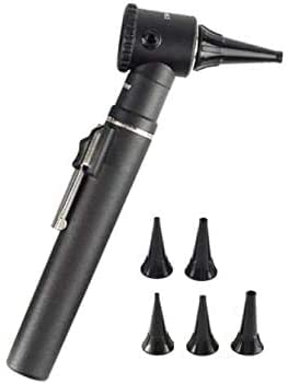 Care Of India Pocket Otoscope with Handel Auriscope White Led Light for Medical Students