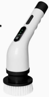 Electric Spin Scrubber, Shower Scrubber Cordless Cleaning Brush with 9 Replaceable Brush Heads, 3 Speeds, IPX6 Waterproof, Adjustable Extension Handle, for Bathroom Shower Bathtub Glass Car