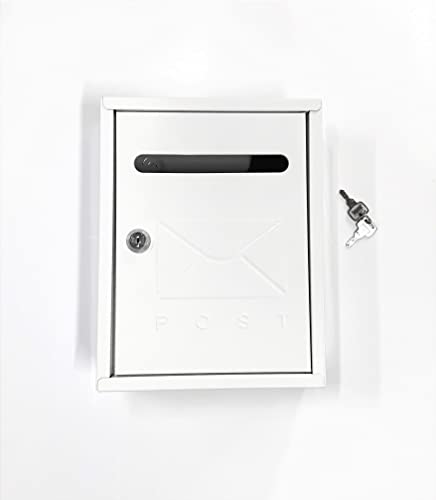 Boîte aux lettres compacte en acier robuste pour courrier extérieur sécurisé - 4