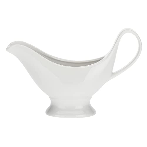 LA PORCELLANA BIANCA Menage Classic - Salsera de porcelana (300 GB, 300 ml), color blanco