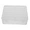 COMPUKAS Boîte de Rangement Plastique Transparente avec Couvercle Capacité Compartiments pour Bijoux Organisateur Multifonction pour Perles et Petits Accessoires