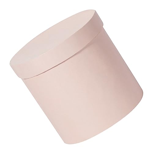 Boîte à fleurs ronde carton pour bouquet de roses et compositions florales magasin