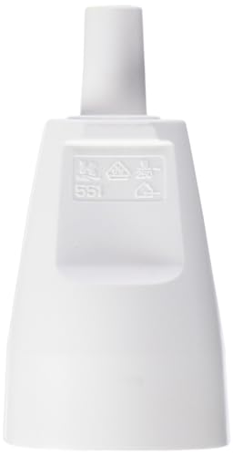 UNITEC Schuko-Kupplung mit Knickschutz bruchfest ws, weiß