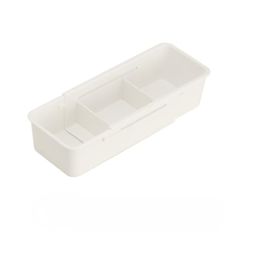 YUNYIDIANZI Sturdy Plastic Drawer Organizers for Office and Kitchen Storage - Durable Dividers for Makeup, Stationery, Cookware, and Clothing - Washable Storage Boxes