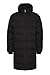 Produktbild NORTH BEND NBEliot Herren Steppmantel Winterjacke Outdoorjacke atmungsaktiv wasserdicht Winddicht mit Kapuze Reißverschlusstaschen TPU-Membran, Größe:L, Farbe:Black (1001)