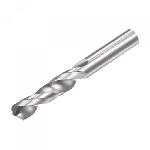 uxcell Solid Carbide Drill Bits, 7.3mm C2/K20 Tungsten Carbide Jobber Drill Bits Straight Shank Drilling Tool for Stainless Steel Aluminum Iron Metal Plastic