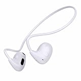Kronabelle Open Sport White Air Conduction Earphones, Open Ear Wireless Sports Headphones with Wraparound Design, Long Duration, Compatible for iOS Android