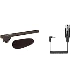 Sennheiser MKE 600 Shotgun Microphone Black with KA 600 Connection Cable 3.5mm