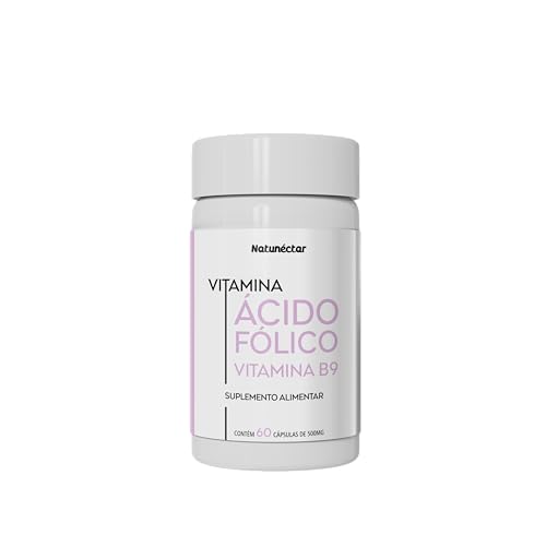 Ácido Fólico Vitamina B9 1000mcg - 60 cápsulas