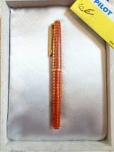 パイロット 般若心経 赤漆万年筆 ペン先：18K750 F パイロット(PILOT 