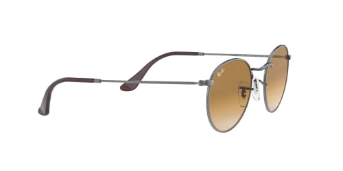 Ray-Ban RB3447NL ROUND FLAT Óculos de Sol Unissex Metálico