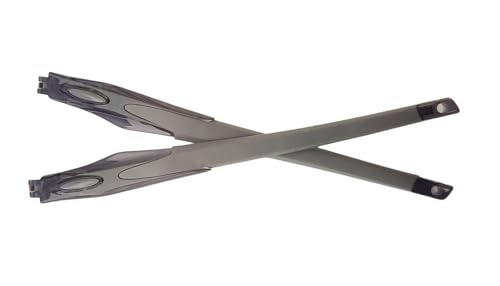 Image of Replacement Temples Arms Legs for Crosslink OX8031 Pewter Glass Frame 140mm