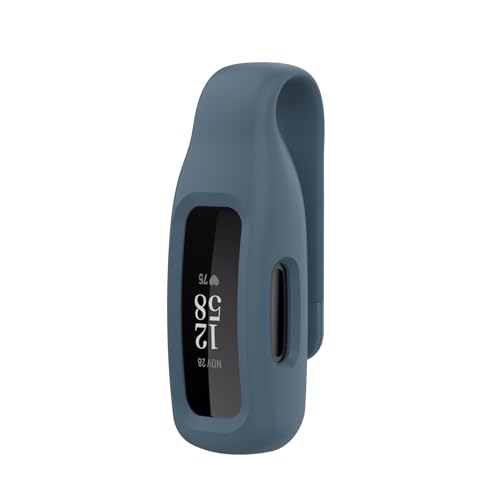 DKEnjoy For Fitbit Inspire 3/ Fitbit Inspire 2 �N���b�v�z���_�[�A�V���R�� �t�B�b�g�l�X�g���b�J�[�Ή��P�[�X�J�o�[ ���b�N for Fitbit Ace 3�A�݁A�|�P�b�g�A�E�G�X�g�����ނ��Ƃ��ł��� (�l�C�r�[