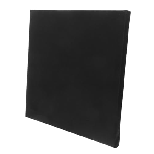 Lienzo negro para pintura tablero cuadrado algodón Uonlytech suave 2