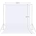 Yvmeu White Backdrop Photography Background - 10x10ft White Screen Background Photography Backdrop for Photoshoot Photo Product Video Recording