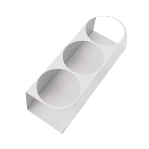 Birtern Magnetic Cup Holder Rack | 3-Slot Coffee Machine Cup Organizer and Bottle Storage Rack, Drink Shelf for Refrigerator Side Mount in Kitchen, Café, Home, Hotel, and Workplace