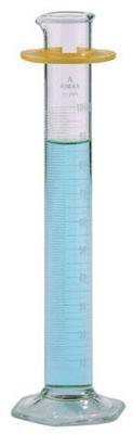 DWK Life Sciences 20027-1000 TC Graduated Cylinder with Bumper and Metric Scale, Class A, 1000ml