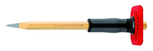Rennsteig 331 250 0 Pointed Polished Chisel with Handguard, Gold, 250 mm