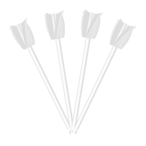 Paint Stirrer Mixing Stick Paint Stirring Rod Putty Cement Mixer Attachment for Epoxy Resin Latex Oil(White)
