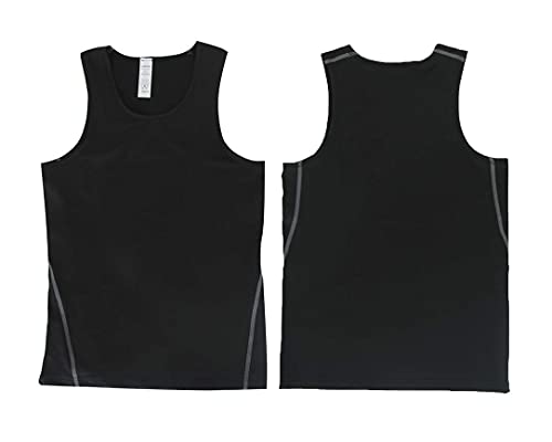 3 Pack Youth Boys Sleeveless Football Compression Shirt Sports Undershirt Girls Kids Athletic Tank Top Workout Jersey3