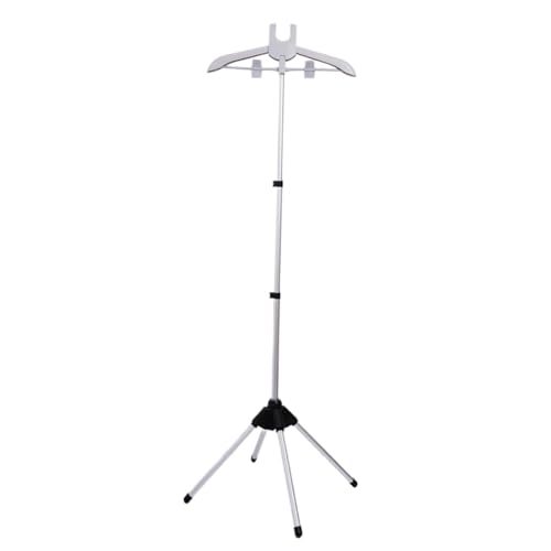 T Tooyful スチームアイロン用衣類ハンガー、アイロン機ホルダー、折りたたみ衣類ラック、ハンドスチーマー, グレー