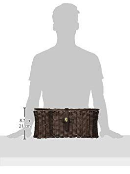 Image of DII Bone Dry Small Wicker-Like Bone Shape Storage Basket, 18x11x7.5, Pet Organizer Bin for Home Decor, Pet Toy, Blankets, Leashes and Food