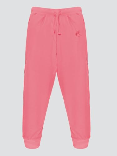 Image of KiddoPanti 100% Cotton Track Pants for Boys & Girls | Soft Single Jersey Fabric | Elastic Waist with Drawcord | Full Length with Rib Hem & Pockets | Joggers for Kids