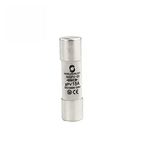 Fusible 1000V PV résout les surcharges de courant continu solaire 10x38mm