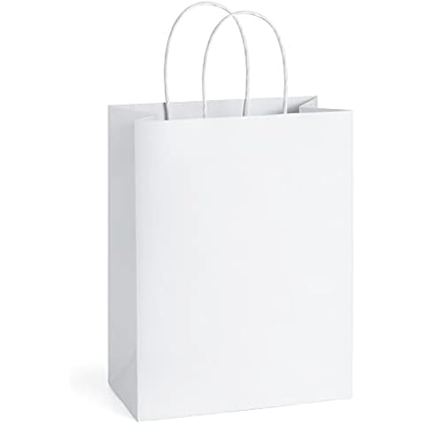 BagDream 25Pcs Kraft Paper Gift Bags Cover