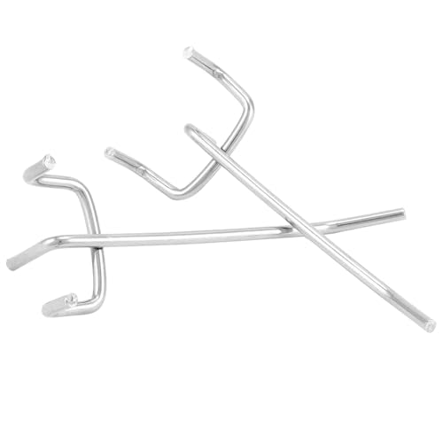 Lochwand Haken 20 Stück, Pegboard Haken für Stecktafel und Werkzeugwand, Robuste Lochwandhaken für Garage, Verkaufsdisplays, Werkstatt und Regal(10 cm)