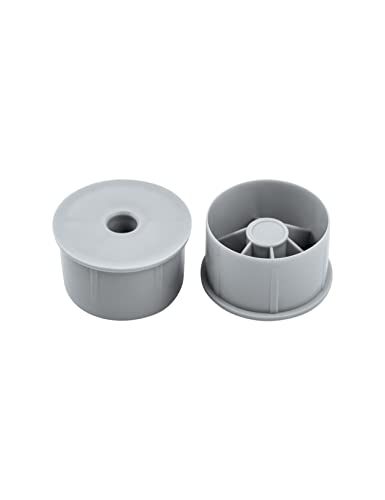 ROLLINGDOG Exclusive End Caps Refill - 1.5\" Core Dia for 18 Inch Paint Roller Frame/Paint Roller Cover with Pin Hole Sized 10mm (Pack of 2)