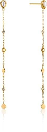 Ania Haie Ania Haie Damen-Ohrhänger Dream Drop Earrings 925er Silber Zirkonia