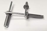 Edge Performance Products Gray 3/16' Large Head Tri-Fold Exploding Aluminum Mandrel Pop Rivets 100 pack