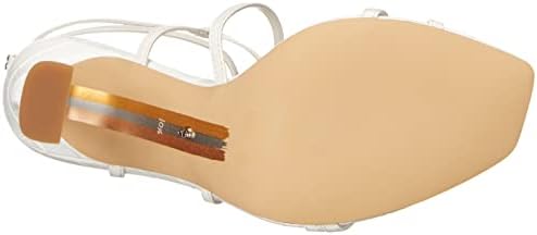 Sam Edelman Women's Lela Heeled Sandal, Bright White, 6.5 | Image 3