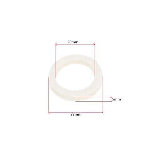 EMSea 10 Stück Filzscheiben kompatibel mit Sage kompatibel mit Breville Kaffeemühle 27 mm x 20 mm x 5 mm Filzring BES980BSS BES875UK BCG820BSSUK