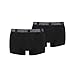 Produktbild PUMA Herren Basic Trunk Boxershort 2er Pack Black (001) Größe:M