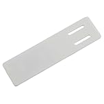 Lecreatekit Acrylic Crack Gauge Monitor for Wall Deformation Monitoring, 0.05mm Accuracy, Dual-Axis (Top-Bottom/Left-Right) Measurement Scale, White
