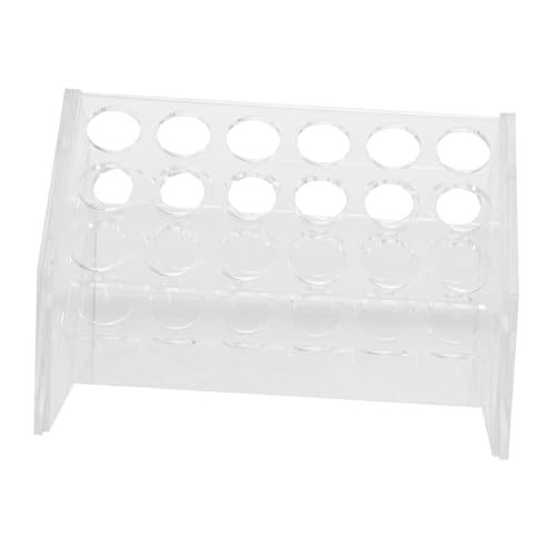 FUNOMOCYA Ml Rack Sturdy Lab Test Tube Holder Multifunctional Storage Organizer for Chemistry