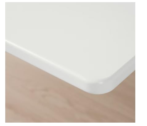 Close-up of METOD Berglarka desk top surface