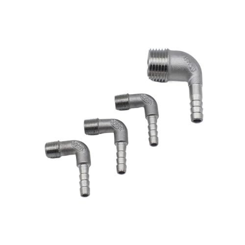 Raccord 3/8 mâle vers cannelé 6mm coude 90 résoud les angles difficiles - 2