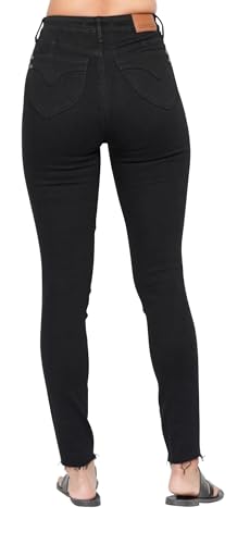 Judy Blue Women's High Waist Tummy Control Shield Pockets Skinny Jeans2