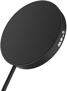 Mous - MagSafe Compatible Wireless Charger for iPhone 14/13/12 Series Phones - Matte Black - MagSafe Accessories