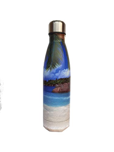 MKA - Botella térmica de acero inoxidable - Botella de agua para acampar - Ideal para hacer ejercicios - Mantienen la temperatura - 1 unidad Cover