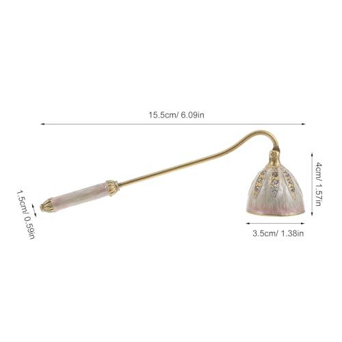 Apagavelas de campana vintage y accesorio seguro para apagar llamas de velas 3