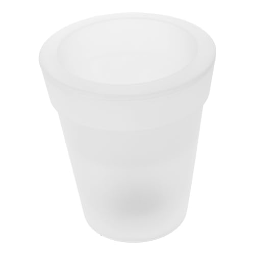 Veemoon Jardinières Solaires LED Étanches en Abs, Pots Lumineux D'extérieur Grand Format pour Décoration Jardin Et Soirées en Plein Air