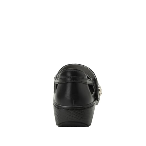 Alegria Women's Onika Leather Wood Grain Mary Jane Shoes3